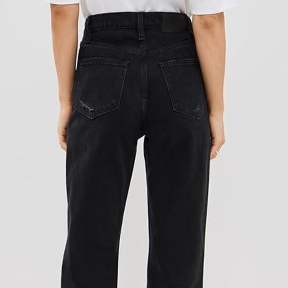 Paige Sawyer High Waist Straight Leg Jeans - Picture 5 of 8